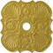 Ekena Millwork Flower Ceiling Medallion (Fits Canopies up to 6 1/4"), 29"OD x 3 5/8"ID x 1 3/8"P, Rich Gold CM29FWRGS - alternate 1